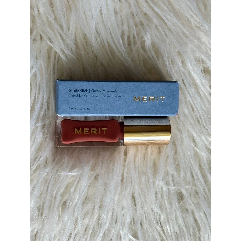 Merit Shade Slick Hydrating Tinted Lip Oil Taupe